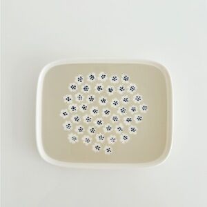 Marimekko Japan Exclusive Puketti Rectangular Oiva Plate